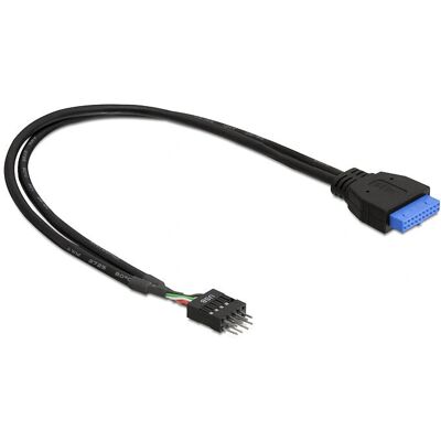 DeLOCK USB 3.0 auf USB 2.0 Kabel - 60cm Schwarz DeLOCK USB 3.0 auf USB 2.0 Kabel - 60cm Schwarz
