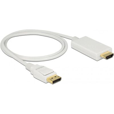 DeLOCK 83817 Videokabel - DisplayPort / HDMI - Weiß - 1m DeLOCK 83817 Videokabel - DisplayPort / HDMI - Weiß - 1m