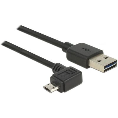 Delock USB-Kabel 2m Micro-USB B Schwarz Delock USB-Kabel 2m Micro-USB B Schwarz