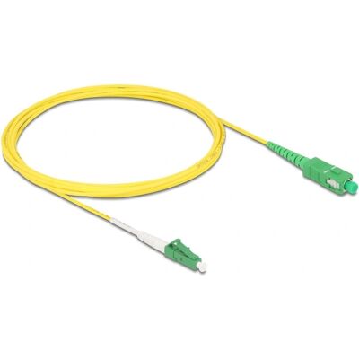 DeLock 83862 Glasfaserkabel - 3m LC-APC zu SC-APC Gelb DeLock 83862 Glasfaserkabel - 3m LC-APC zu SC-APC Gelb
