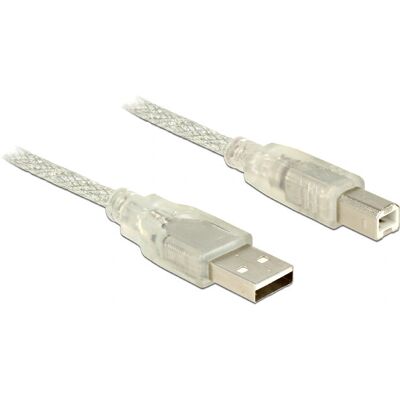 DeLOCK 83896 USB Kabel - 5m - USB 2.0 Typ A zu B DeLOCK 83896 USB Kabel - 5m - USB 2.0 Typ A zu B