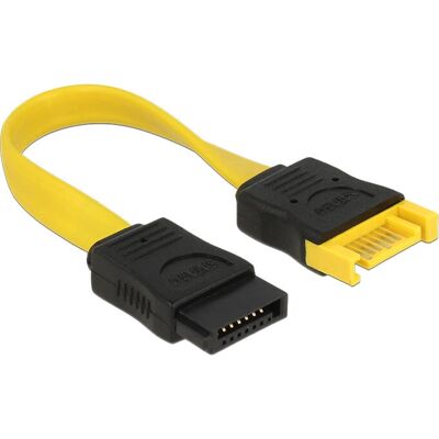 Delock 0,1m SATA-Kabel - SATA 6 Gb/s, Gelb, 10cm Delock 0,1m SATA-Kabel - SATA 6 Gb/s, Gelb, 10cm