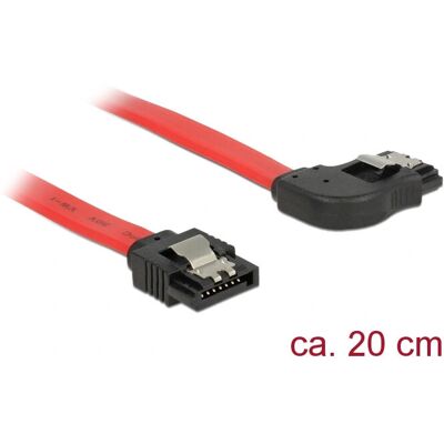 DeLOCK 83967 SATA-Kabel - 20cm - Rechts abgewinkelter Anschluss - Rot DeLOCK 83967 SATA-Kabel - 20cm - Rechts abgewinkelter Anschluss - Rot