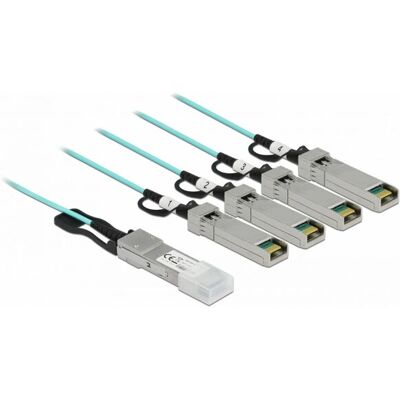DeLOCK 84058 Aqua Glasfaserkabel QSFP+ - 3 m DeLOCK 84058 Aqua Glasfaserkabel QSFP+ - 3 m