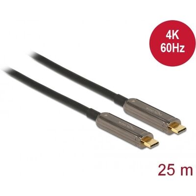 DeLOCK 84126 USB-C 25m Optisches Video Kabel - Unterstützt 4K 60Hz DeLOCK 84126 USB-C 25m Optisches Video Kabel - Unterstützt 4K 60Hz