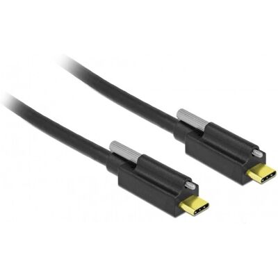 DeLock USB 3.2 Gen 2 USB Typ-C Kabel - 2 m Schwarz DeLock USB 3.2 Gen 2 USB Typ-C Kabel - 2 m Schwarz