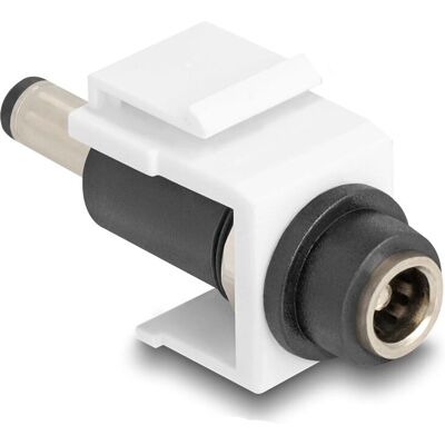 DeLOCK 84174 Keystone-Modul - Weiß - DC 5,5 x 2,1 mm DeLOCK 84174 Keystone-Modul - Weiß - DC 5,5 x 2,1 mm