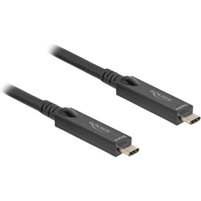 DeLOCK USB Kabel 5m Aktives Optisches 8K 60Hz - USB 3.2 Gen 2 - DisplayPort 2.1 DeLOCK USB Kabel 5m Aktives Optisches 8K 60Hz - USB 3.2 Gen 2 - DisplayPort 2.1