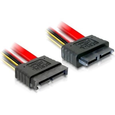 DeLOCK SATA Slimline Kabel - Schwarz - 30 cm DeLOCK SATA Slimline Kabel - Schwarz - 30 cm