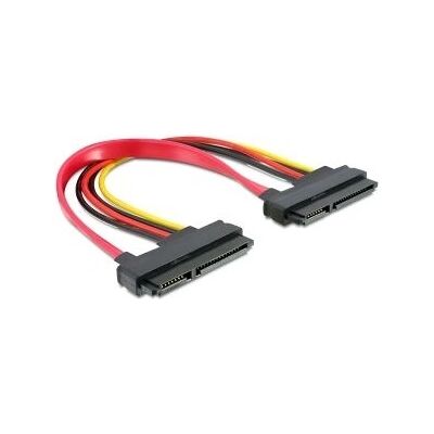 DeLock 22-Pin SATA Kabel - 20cm - Rot DeLock 22-Pin SATA Kabel - 20cm - Rot