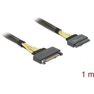 DeLOCK SATA-Kabel - Schwarz - 1 m - Intern DeLOCK SATA-Kabel - Schwarz - 1 m - Intern