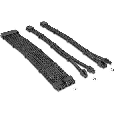 DeLOCK 84541 Stromkabel - 30cm, Schwarz DeLOCK 84541 Stromkabel - 30cm, Schwarz