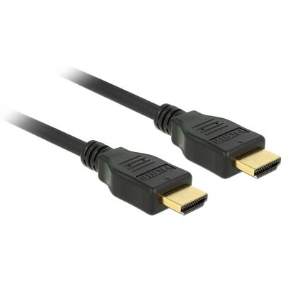 DeLOCK 84714 HDMI-kaapeli 2m Korkeanopeus Ethernet 4K Musta DeLOCK 84714 HDMI-kaapeli 2m Korkeanopeus Ethernet 4K Musta