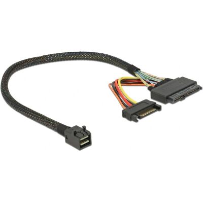 DeLOCK 84823 SAS-Kabel - 30cm - Schwarz DeLOCK 84823 SAS-Kabel - 30cm - Schwarz