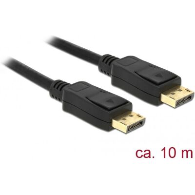 DeLOCK 84862 DisplayPort Kabel - 10m - Schwarz - 4K Unterstützung DeLOCK 84862 DisplayPort Kabel - 10m - Schwarz - 4K Unterstützung