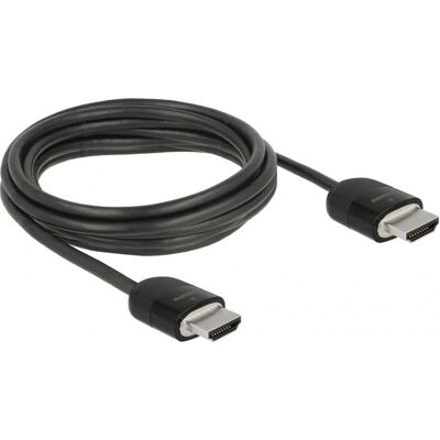 DeLOCK 84965 HDMI Kabel - 3m - Schwarz - 4K & Ethernet - Highspeed Zertifiziert DeLOCK 84965 HDMI Kabel - 3m - Schwarz - 4K & Ethernet - Highspeed Zertifiziert