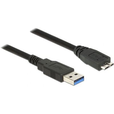 Delock USB 3.2 Gen 1 Kabel 0,5 m Schwarz Delock USB 3.2 Gen 1 Kabel 0,5 m Schwarz