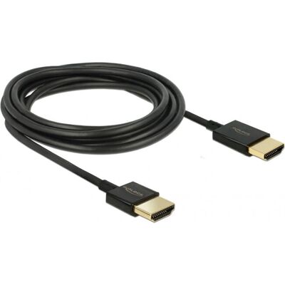 Delock 85117 HDMI-Kabel - 0,25 m - Schwarz - 4K UHD-Unterstützung Delock 85117 HDMI-Kabel - 0,25 m - Schwarz - 4K UHD-Unterstützung