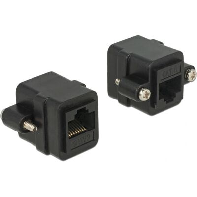 DeLOCK 85124 cambio di genere del cavo - RJ-45 Nero DeLOCK 85124 cambio di genere del cavo - RJ-45 Nero
