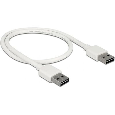 DeLock 85192 USB 2.0 Kabel - 0,5 m - Weiß DeLock 85192 USB 2.0 Kabel - 0,5 m - Weiß