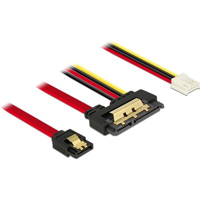 Cable SATA DeLOCK 85234 - 30cm, Negro, Soporta 6 Gb/s Cable SATA DeLOCK 85234 - 30cm, Negro, Soporta 6 Gb/s