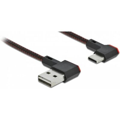 DeLOCK 85280 USB-Kabel - 0,5m - Reversibel USB A auf USB C - Schwarz DeLOCK 85280 USB-Kabel - 0,5m - Reversibel USB A auf USB C - Schwarz