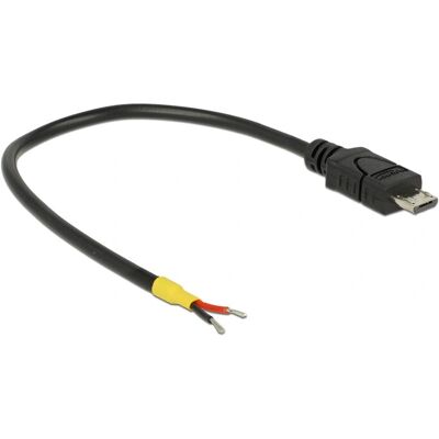 Delock 0,15 m USB 2.0 Micro-B Kabel - Schwarz Delock 0,15 m USB 2.0 Micro-B Kabel - Schwarz