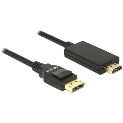 DeLOCK 85317 Video Kabeladapter - 2m - DisplayPort HDMI - Schwarz DeLOCK 85317 Video Kabeladapter - 2m - DisplayPort HDMI - Schwarz