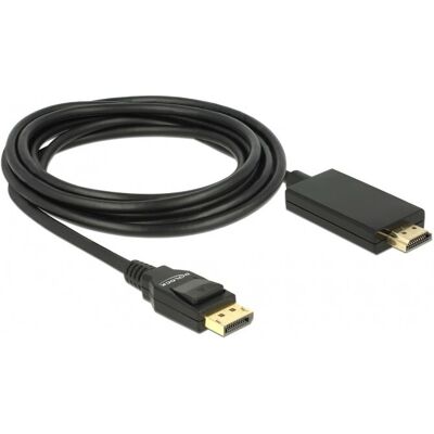 DeLOCK 85318 3m DisplayPort HDMI Kabel - Video Adapter DeLOCK 85318 3m DisplayPort HDMI Kabel - Video Adapter