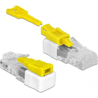DeLOCK 85334 Connettore RJ45 Bianco - Tipo di Prodotto DeLOCK 85334 Connettore RJ45 Bianco - Tipo di Prodotto