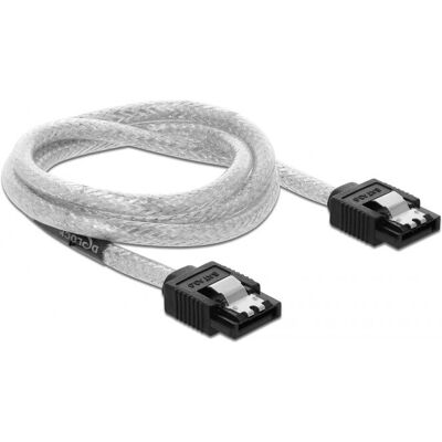 Delock 85343 SATA-Kabel - 70cm - Schwarz/Transparent - Unterstützt 6 Gb/s Delock 85343 SATA-Kabel - 70cm - Schwarz/Transparent - Unterstützt 6 Gb/s