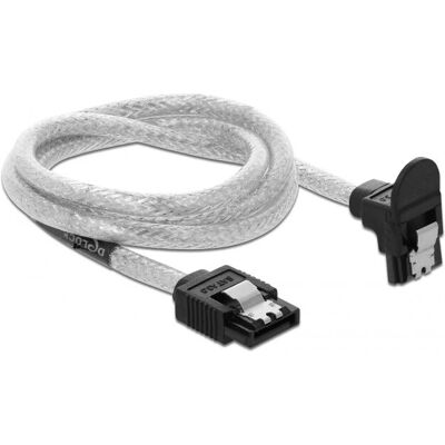 DeLOCK 85347 SATA Kabel 0,7m SATA 7-polig Schwarz Transparent - SATA Kabel DeLOCK 85347 SATA Kabel 0,7m SATA 7-polig Schwarz Transparent - SATA Kabel