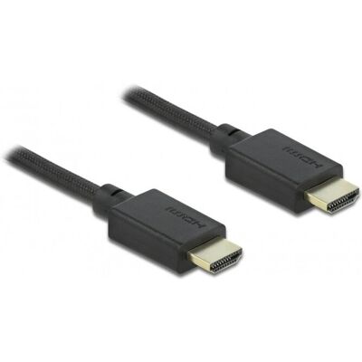 DeLOCK 85386 HDMI-Kabel - Schwarz - 0,5 m DeLOCK 85386 HDMI-Kabel - Schwarz - 0,5 m