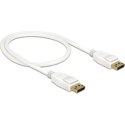 DeLOCK Weiß DisplayPort Kabel 0,5m - DisplayPort Kabel DeLOCK Weiß DisplayPort Kabel 0,5m - DisplayPort Kabel