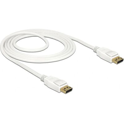 Delock 85509 DisplayPort Kabel - 1,5m Weiß - Unterstützt 4K UHD Delock 85509 DisplayPort Kabel - 1,5m Weiß - Unterstützt 4K UHD