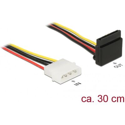 DeLOCK Stromkabel - SATA 15-pol & Molex 4-pol - 30cm DeLOCK Stromkabel - SATA 15-pol & Molex 4-pol - 30cm