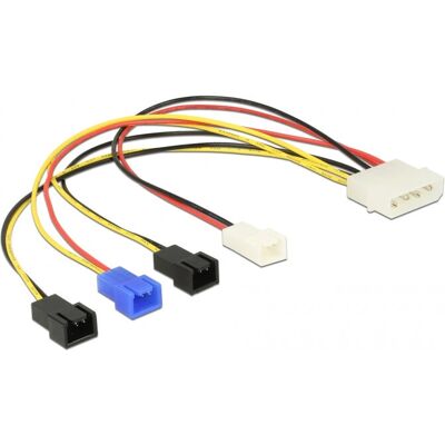 DeLOCK 85516 Stromkabel - Unterstützt 4 Lüfter - 20cm DeLOCK 85516 Stromkabel - Unterstützt 4 Lüfter - 20cm