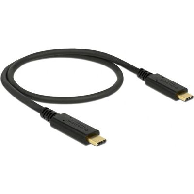 Cavo USB DeLOCK 85529 - USB 3.2 Gen 2 - 0,5m - Nero Cavo USB DeLOCK 85529 - USB 3.2 Gen 2 - 0,5m - Nero