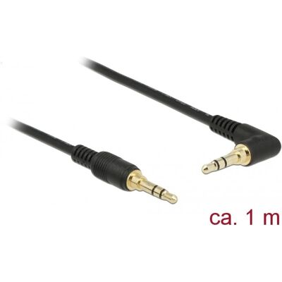 DeLOCK 85566 Audiokabel - 1m - schwarz DeLOCK 85566 Audiokabel - 1m - schwarz