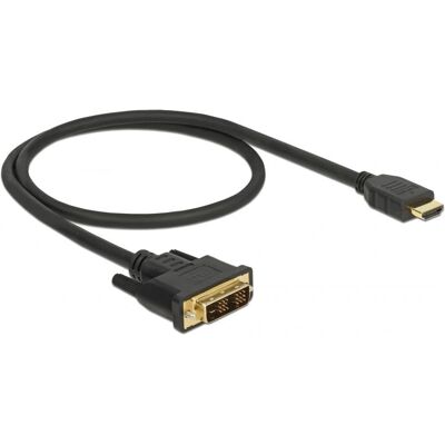 DeLOCK 85581 HDMI DVI-D Kabel - 0,5 m DeLOCK 85581 HDMI DVI-D Kabel - 0,5 m