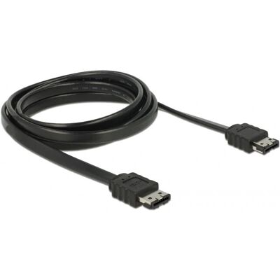 Delock - Esata-Kabel - Serial Ata 150/300 - 2 m - Schwarz Delock - Esata-Kabel - Serial Ata 150/300 - 2 m - Schwarz