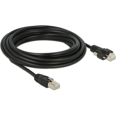 DeLOCK 85670 Netzwerkkabel - 5 m, Schwarz, Cat6 S/FTP, Schraubanschlüsse DeLOCK 85670 Netzwerkkabel - 5 m, Schwarz, Cat6 S/FTP, Schraubanschlüsse