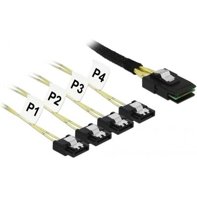 DeLOCK 85731 SAS/SATA Kabel - 1 m - Schwarz, Grün - Interne Verbindung DeLOCK 85731 SAS/SATA Kabel - 1 m - Schwarz, Grün - Interne Verbindung