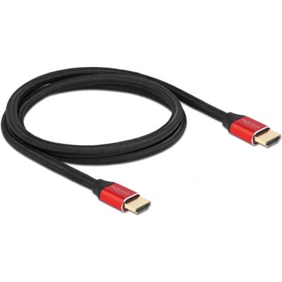 DeLOCK Ultra High Speed HDMI-Kabel 8K 60Hz - Rot - 1 m DeLOCK Ultra High Speed HDMI-Kabel 8K 60Hz - Rot - 1 m
