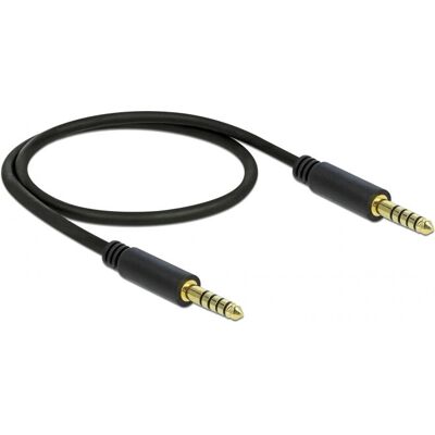 DeLock 85790 Audio-Kabel - 0,5 m - Schwarz DeLock 85790 Audio-Kabel - 0,5 m - Schwarz