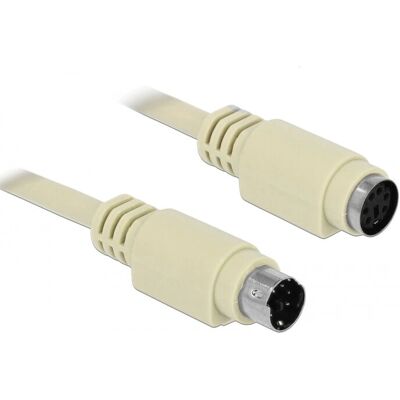DeLOCK 85805 PS/2 Kabel - 1,8m - Beige - Tastatur & Maus Verlängerung DeLOCK 85805 PS/2 Kabel - 1,8m - Beige - Tastatur & Maus Verlängerung