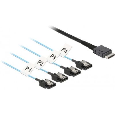 Delock 85829 SAS-Kabel - 12Gbit/s - Schwarz Delock 85829 SAS-Kabel - 12Gbit/s - Schwarz