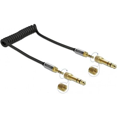 DeLOCK 85836 Audio-Kabel - 1 m - Schwarz DeLOCK 85836 Audio-Kabel - 1 m - Schwarz