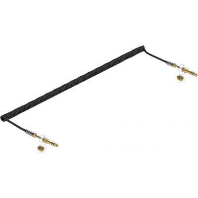 DeLOCK 85839 Audio-Kabel - Flexibles Spiral 5m - Schwarz DeLOCK 85839 Audio-Kabel - Flexibles Spiral 5m - Schwarz