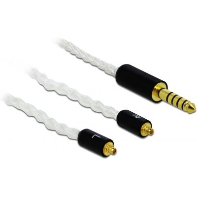 DeLOCK 85846 Audiokabel - 1,2 m - Weiß - 4,4 mm 5-poliger Stereo-Klinkenstecker - MMCX DeLOCK 85846 Audiokabel - 1,2 m - Weiß - 4,4 mm 5-poliger Stereo-Klinkenstecker - MMCX